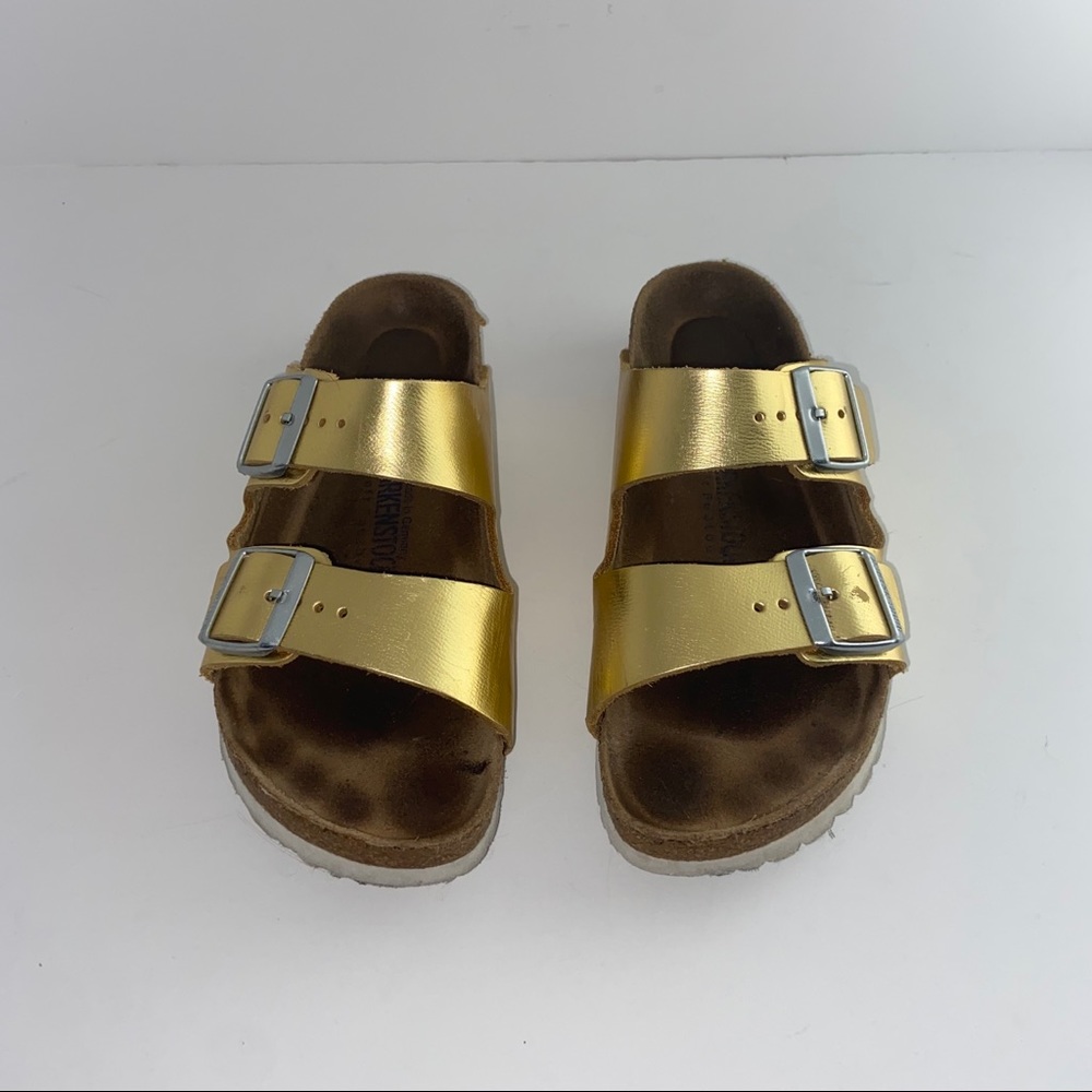 Gold Birkenstock’s